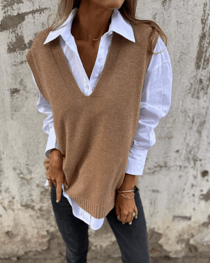 Nola™ | Chict stickat damkoft
