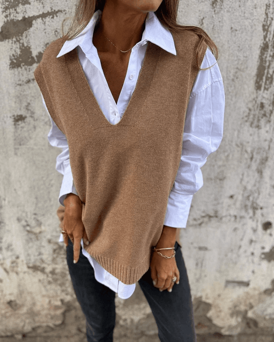 Nola™ | Chict stickat damkoft