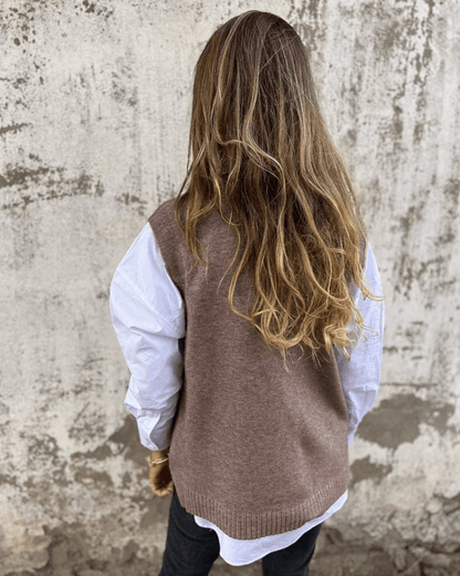 Nola™ | Chict stickat damkoft
