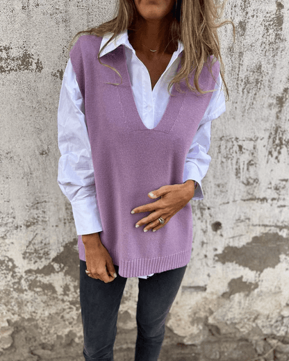 Nola™ | Chict stickat damkoft